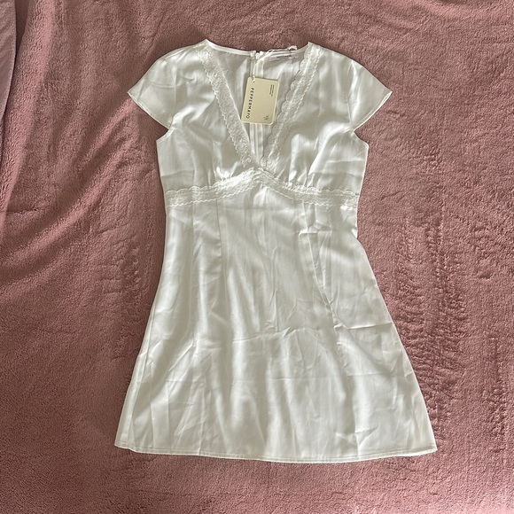 Peppermayo Dresses & Skirts - Peppermayo Ivory Lace Detail Dress